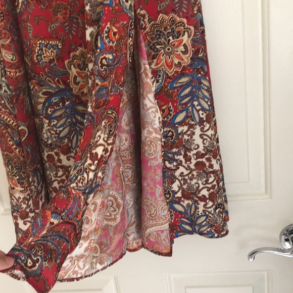 Zara Ankle Length Printed Midi Skirt - Picture 2 of 4